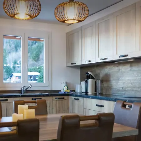 Panoramique Avec Vue Alpine A 180 Degres - Poele Scandinave & Nature Chalet Grone