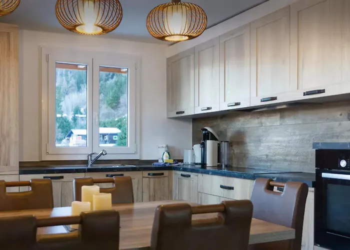 Panoramique Avec Vue Alpine A 180 Degres - Poele Scandinave & Nature Σαλέ Grône